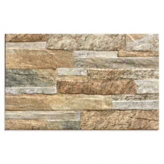 Veggflis <strong>Arles</strong>  Flerfarget Beige Matt-Sateng 25x40 cm