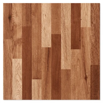 Gulvflis <strong>Tudela</strong>  Flerfarget Brun Matt 45x45 cm