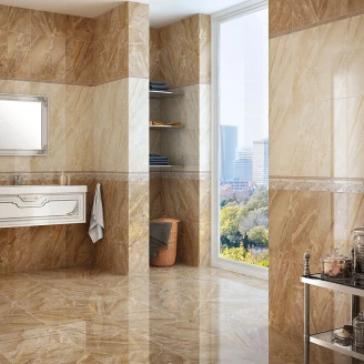 Marmor Veggflis Aura Beige Blank 25x50 cm