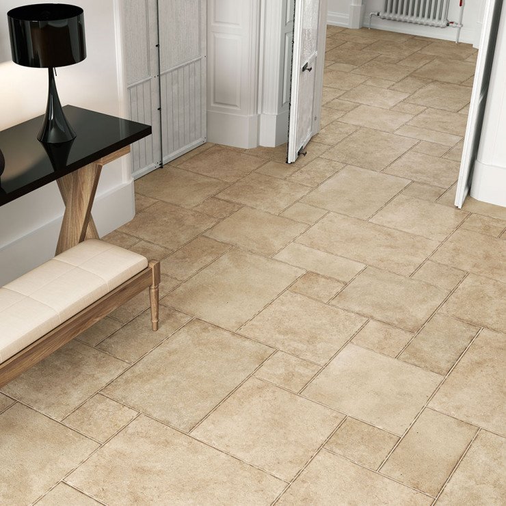 Gulvflis Borgogna Stone Beige Modular Matt 44x66 cm