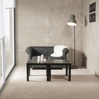 Gulvflis <strong>Tekno</strong>  Beige Matt 60x60 cm