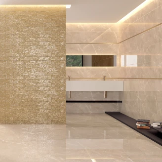 Marmor Gulvflis Bottocino Beige Polert 60x120 cm