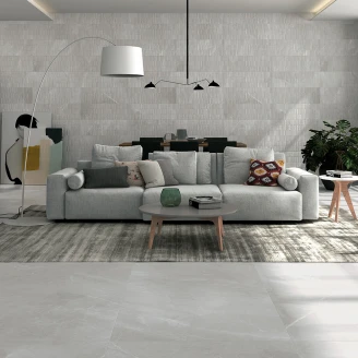 Marmor Gulvflis <strong>Marble Art</strong>  Grå Matt 100x100 cm