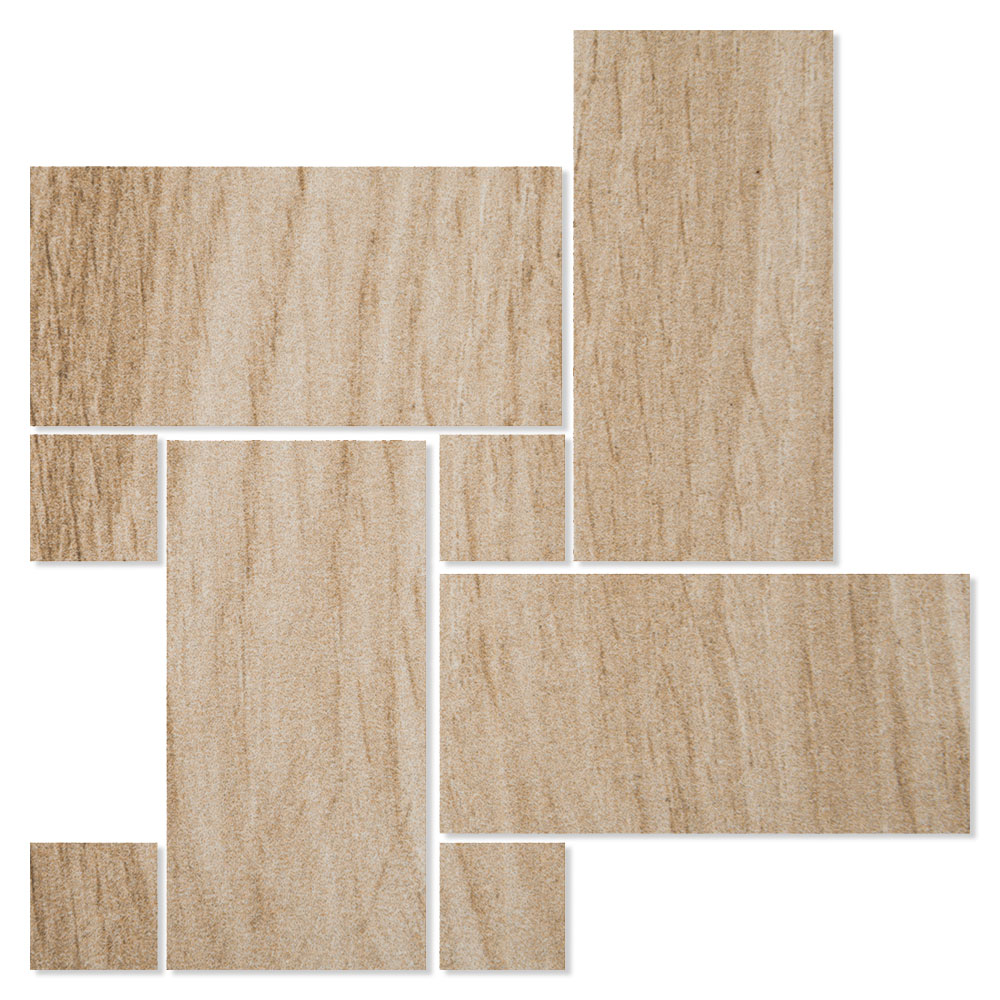 Dekor Tre Gulvflis Ragusa Beige Matt 22x22 cm