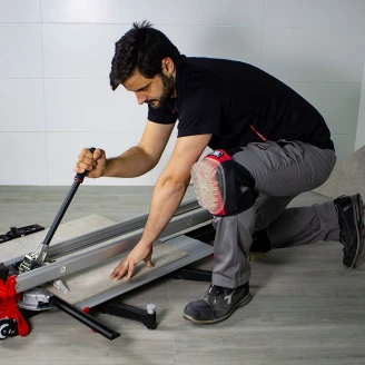 Fliskutter Rubi TZ-1300 Manuell Med Justerbart Sidestopp For Gjentatte Kutt
