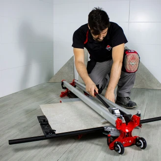 Fliskutter Rubi TZ-850 Manuell Med Justerbart Sidestopp For Gjentatte Kutt