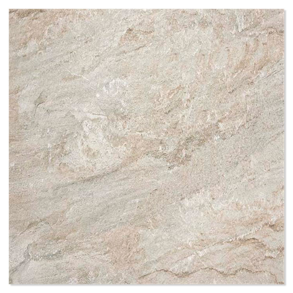 Utendørsflis Icaria Beige Matt 60x60 cm Tykkelse 20 mm