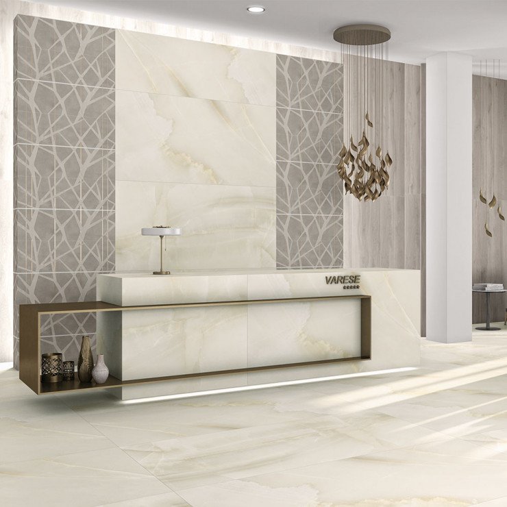 Marmor Gulvflis Varece Beige Matt 90x180 cm
