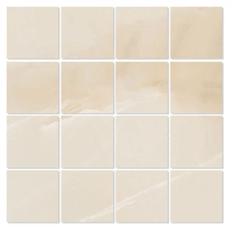 Mosaikk Gulvflis <strong>Varece</strong>  Beige Polert 30x30 (7x7) cm
