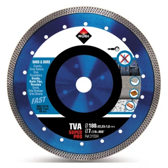 Diamantblad For Harde Materialer TVA-180 SUPERPRO TURBO VIPER