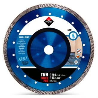 Diamantklinge til hårde materialer <strong>TURBO VIPER TVH</strong> -250 SUPERPRO