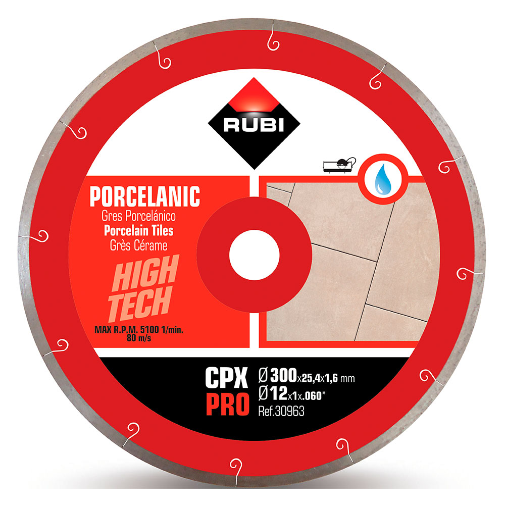 Diamantblad For Porselensfliser CPX-300 PRO JSLOT