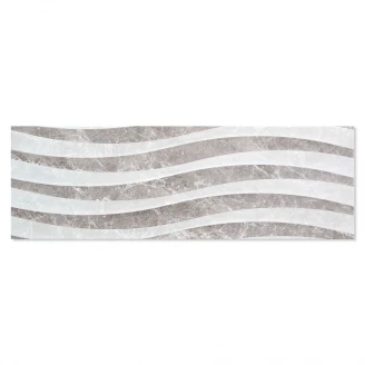 Veggflis <strong>Albury</strong>  Grå Blank 33x100 cm