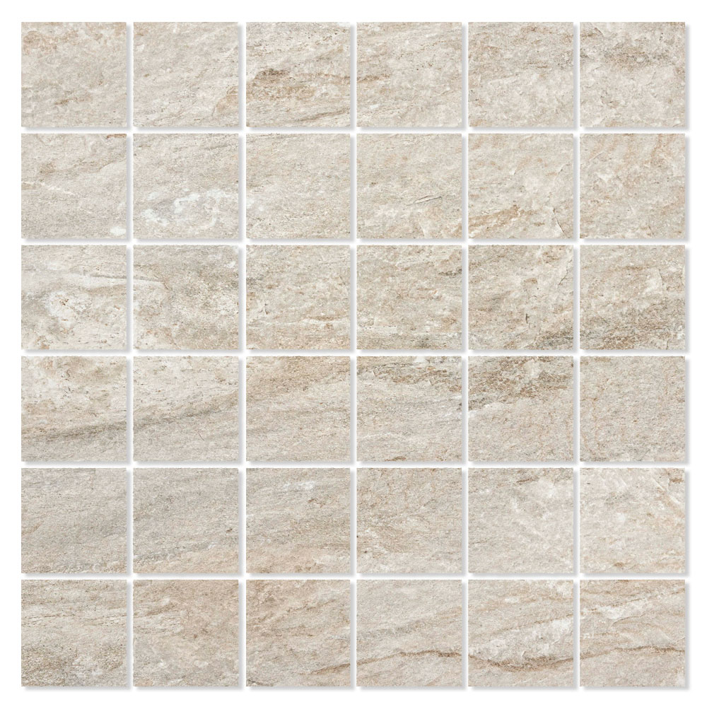 Mosaikkflis Icaria Beige Matt 30x30 (5x5) cm