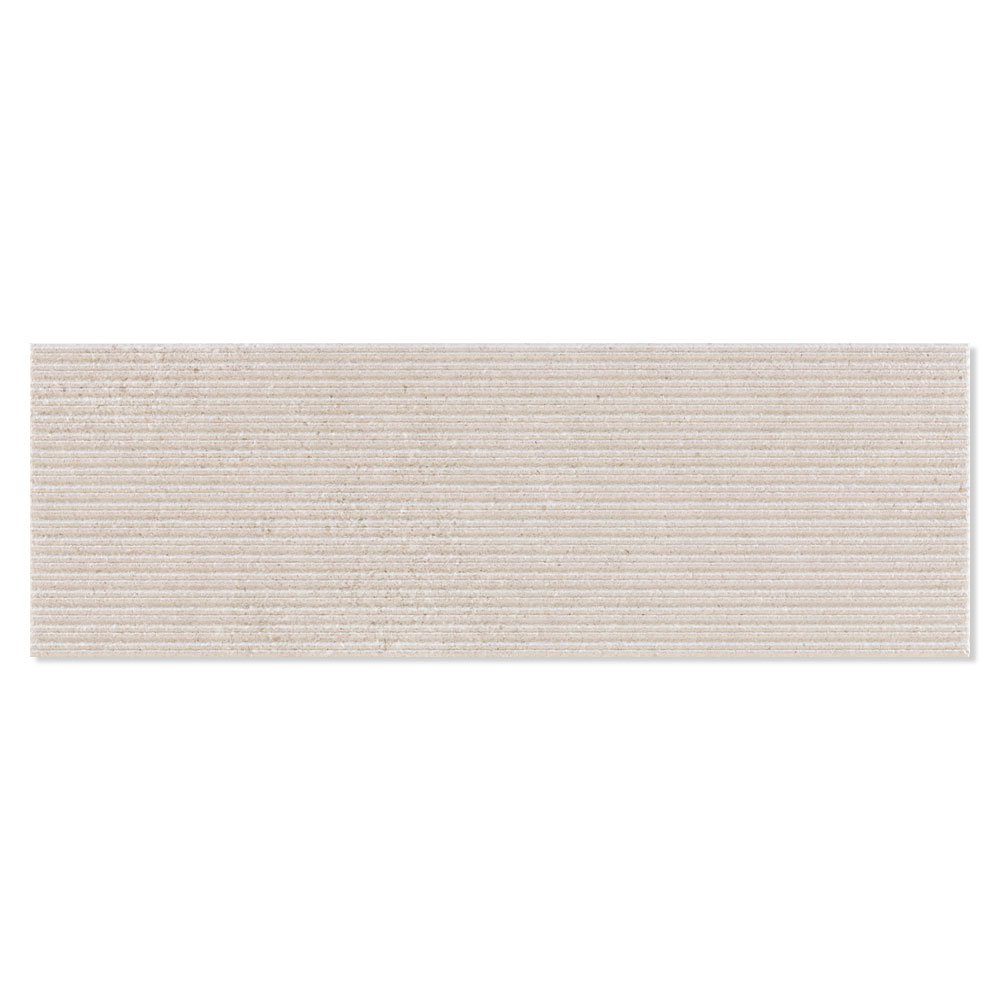 Dekor Veggflis Calcare Beige Matt Relieff 25x75 cm