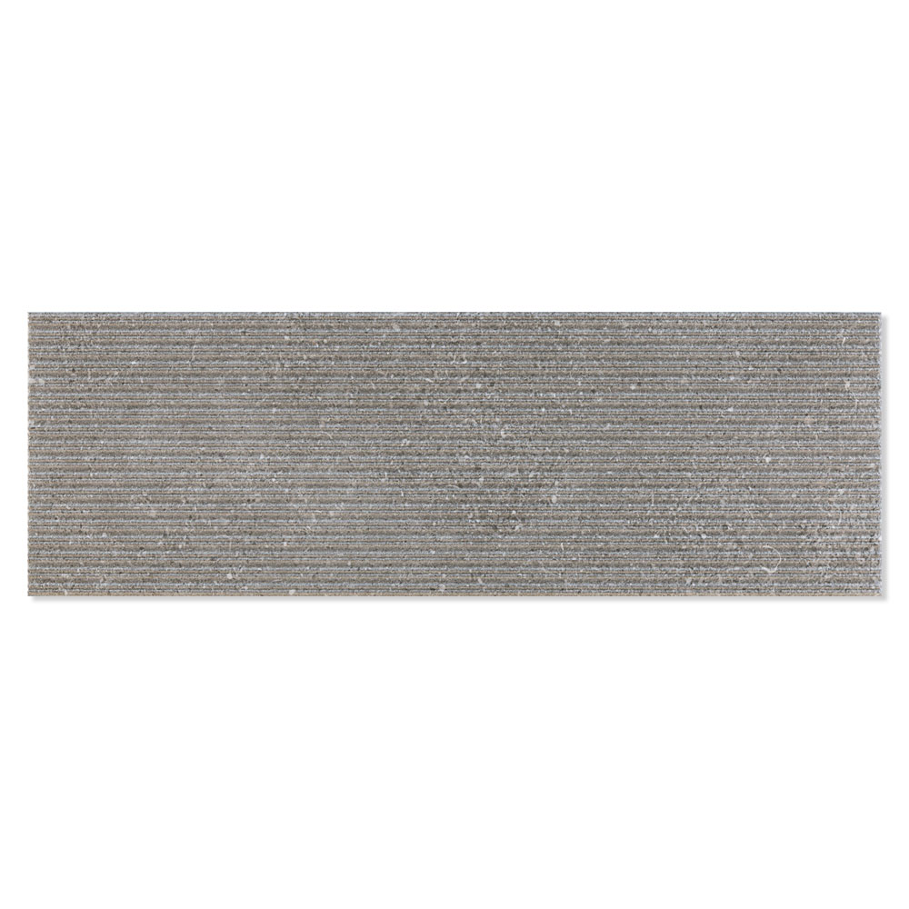Dekor Veggflis Calcare Grå Matt Relieff 25x75 cm