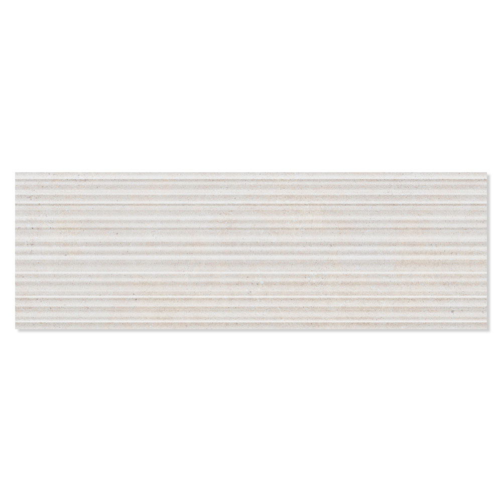Dekor Veggflis Calcare Ljusbeige Matt Relieff 30x90 cm