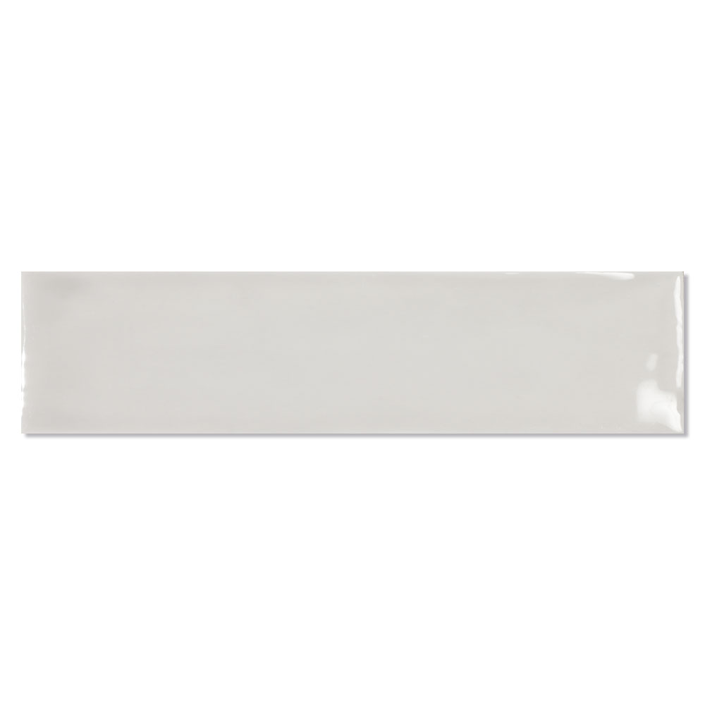 Veggflis Molfetta Lys Grå Blank 8x30 cm