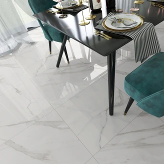Marmor Gulvflis Alvalade Hvit Polert 60x60 cm