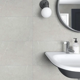 Marmor Veggflis <strong>Marble Art</strong>  Grå Matt 33x90 cm