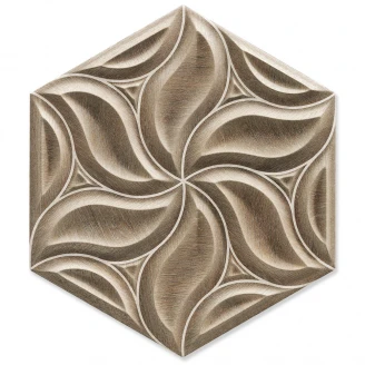 Veggflis <strong>Ivy</strong>  Brun Matt 25x51 cm