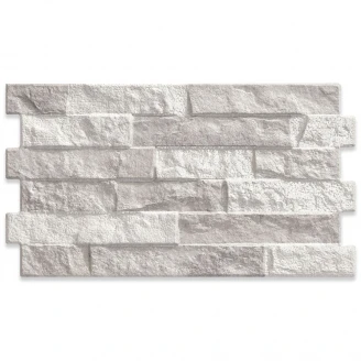 Veggflis <strong>Rioja</strong>  Hvit Blank Relieff 31x56 cm