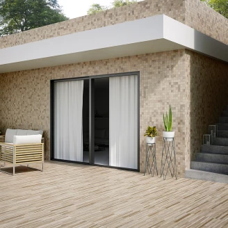 Gulvflis Sequoia Ljusbrun Murstein Matt 40x120 cm