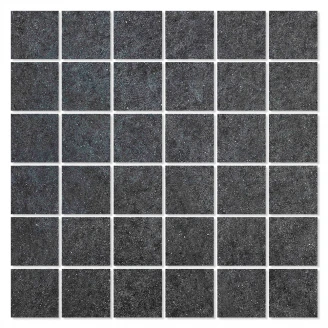 Mosaikkflis <strong>Xtone</strong>  Mørk Grå Matt 30x30 (5x5) cm