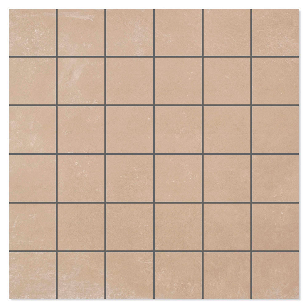 Mosaikkflis Talent Brun Matt 30x30 (5x5) cm