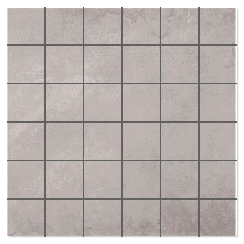 Mosaikkflis Talent Grå Matt 30x30 (5x5) cm