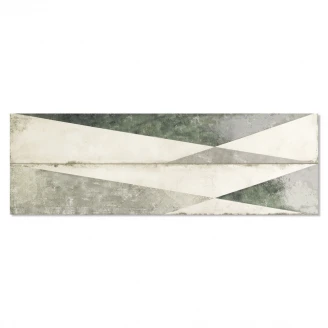 Gulvflis <strong>Amazonia</strong>  Hvit-Grå Matt 21x63 cm