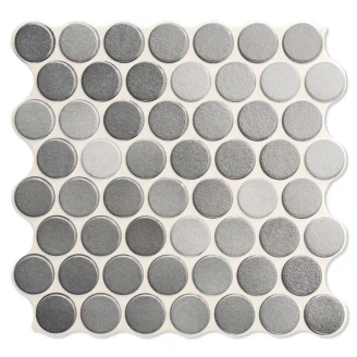 Gulvflis <strong>Circle</strong>  Grå Blank 31x31 cm