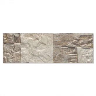 Gulvflis <strong>Marlstone</strong>  Beige-Brun Matt Relieff 21x63 cm