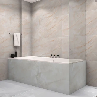 Marmor Gulvflis <strong>Fiori</strong>  Cream Matt 60x120 cm