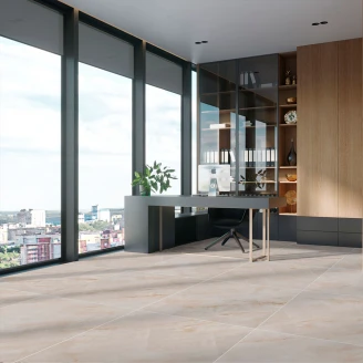 Marmor Gulvflis <strong>Fiori</strong>  Cream Matt 90x90 cm
