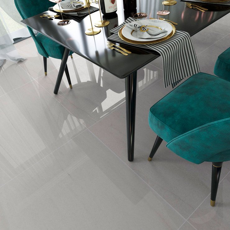 Marmor Gulvflis Sacrofano Hvit Polert 90x90 cm