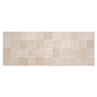 Dekor Veggflis <strong>Homestone</strong>  Beige Mönstrad Matt 33x90 cm