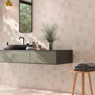 Dekor Veggflis <strong>Homestone</strong>  Beige Mönstrad Matt 33x90 cm