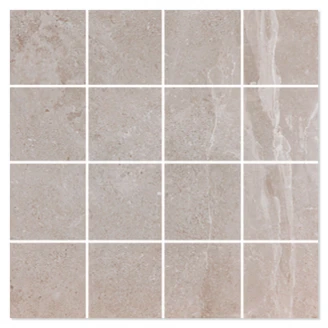 Mosaikkflis <strong>Biscay</strong>  Ash Matt 30x30 (7x7) cm