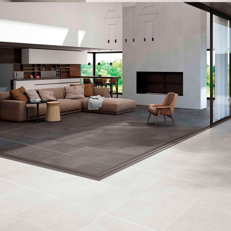 Gulvflis Erawan Hvit Matt 60x60 cm