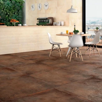 Gulvflis <strong>Steelwave</strong>  Bronse Matt 60x60 cm