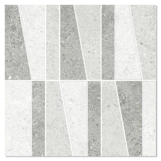 Mosaikk Gulvflis <strong>Berryroad</strong>  Grå Matt 30x30 cm