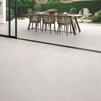 Utendørsflis <strong>BeConcrete</strong>  Lys Grå Matt 60x120 cm Tykkelse 20 mm