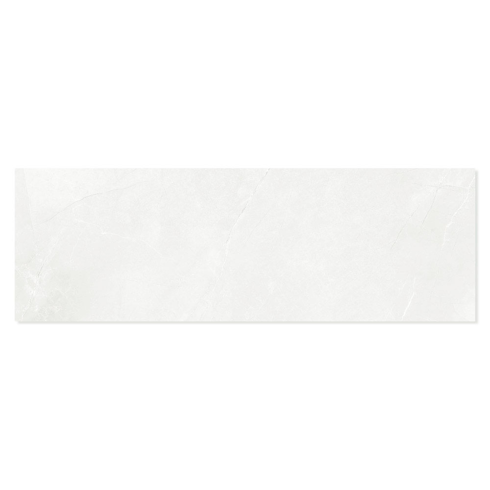 Marmor Veggflis Marble Art Hvit Matt 33x90 cm