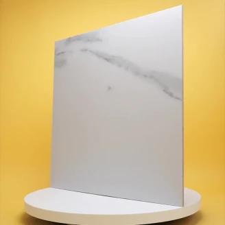 Marmor Gulvflis <strong>Michelangelo Carrara</strong>  Hvit Matt 45x45 cm