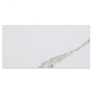 Veggflis <strong>Marmor Fasat</strong>  Hvit Blank 10x20 cm