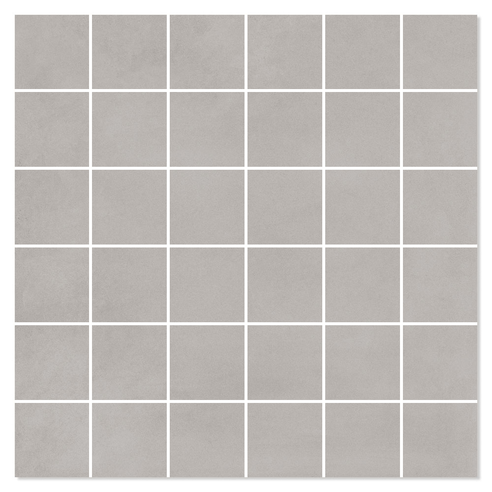 Marmor Mosaikkflis Nord Lys Grå Matt 30x30 (5x5) cm