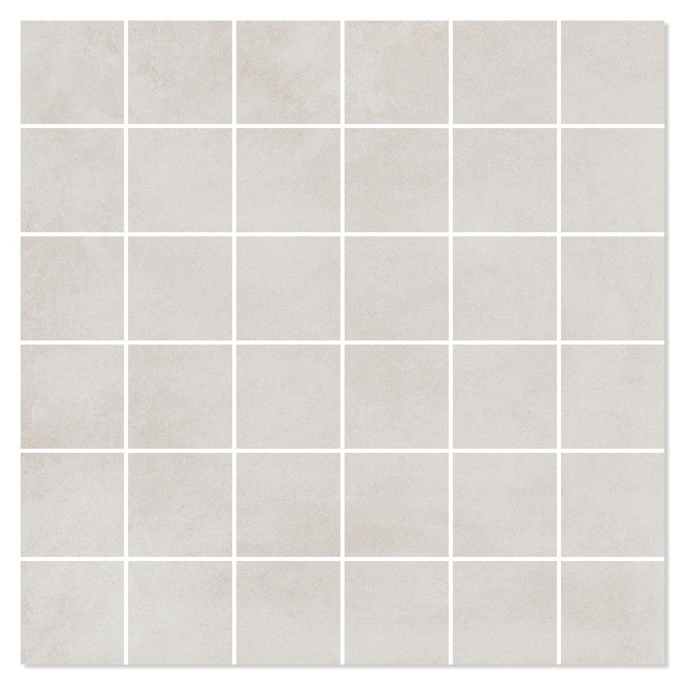 Marmor Mosaikkflis Nord Ivory Matt 30x30 (5x5) cm