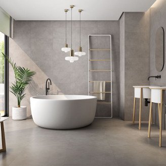 Gulvflis <strong>Nord</strong>  Taupe Matt 60x60 cm
