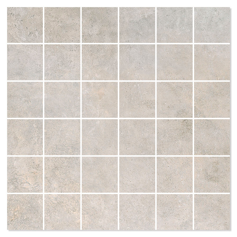 Mosaikkflis Marvel Pro Lys Grå Matt 30x30 (5x5) cm